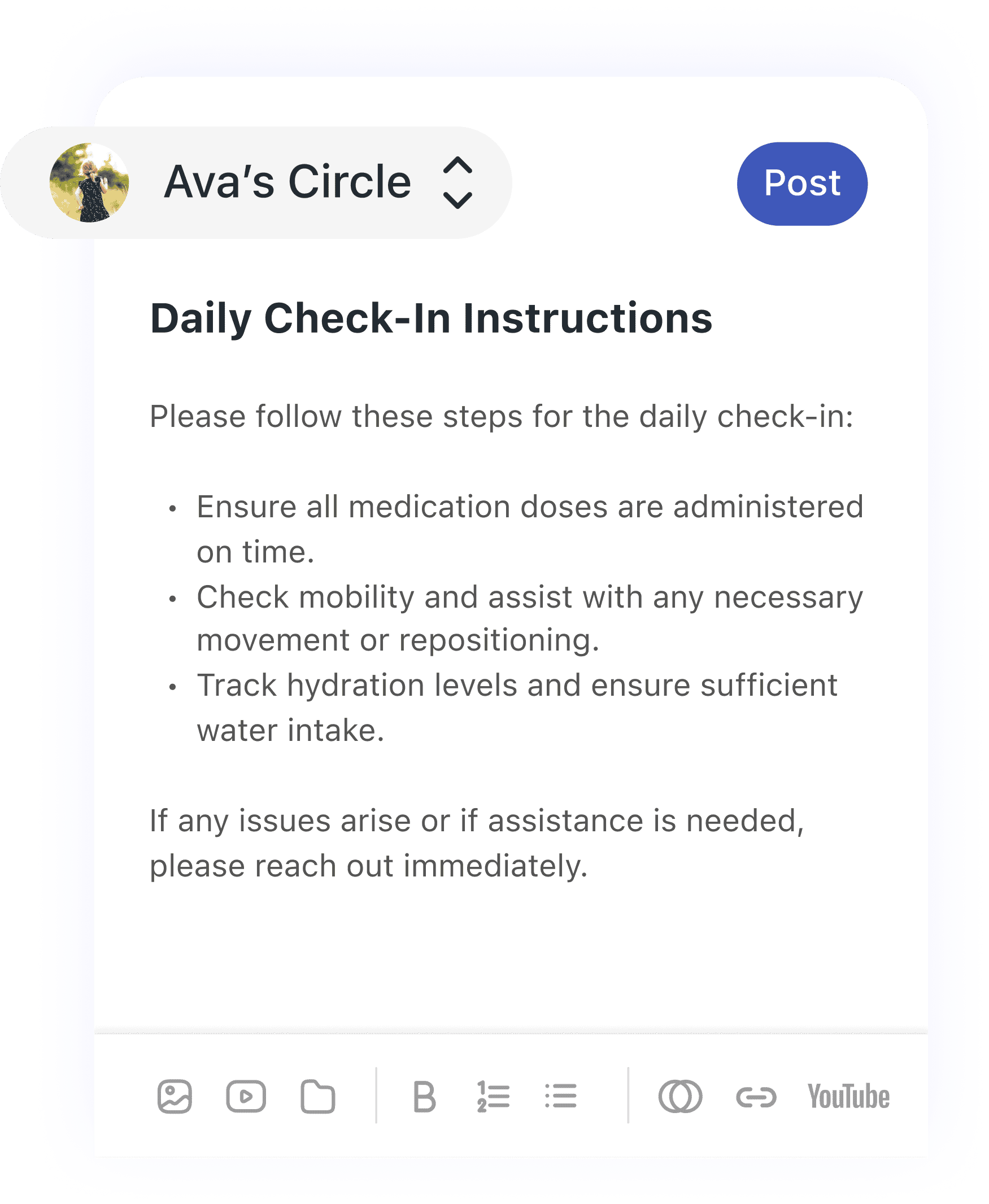 Sharing information